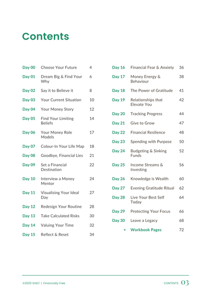 Your Wealth Era Guided Journal by SHELÍ Financially Free