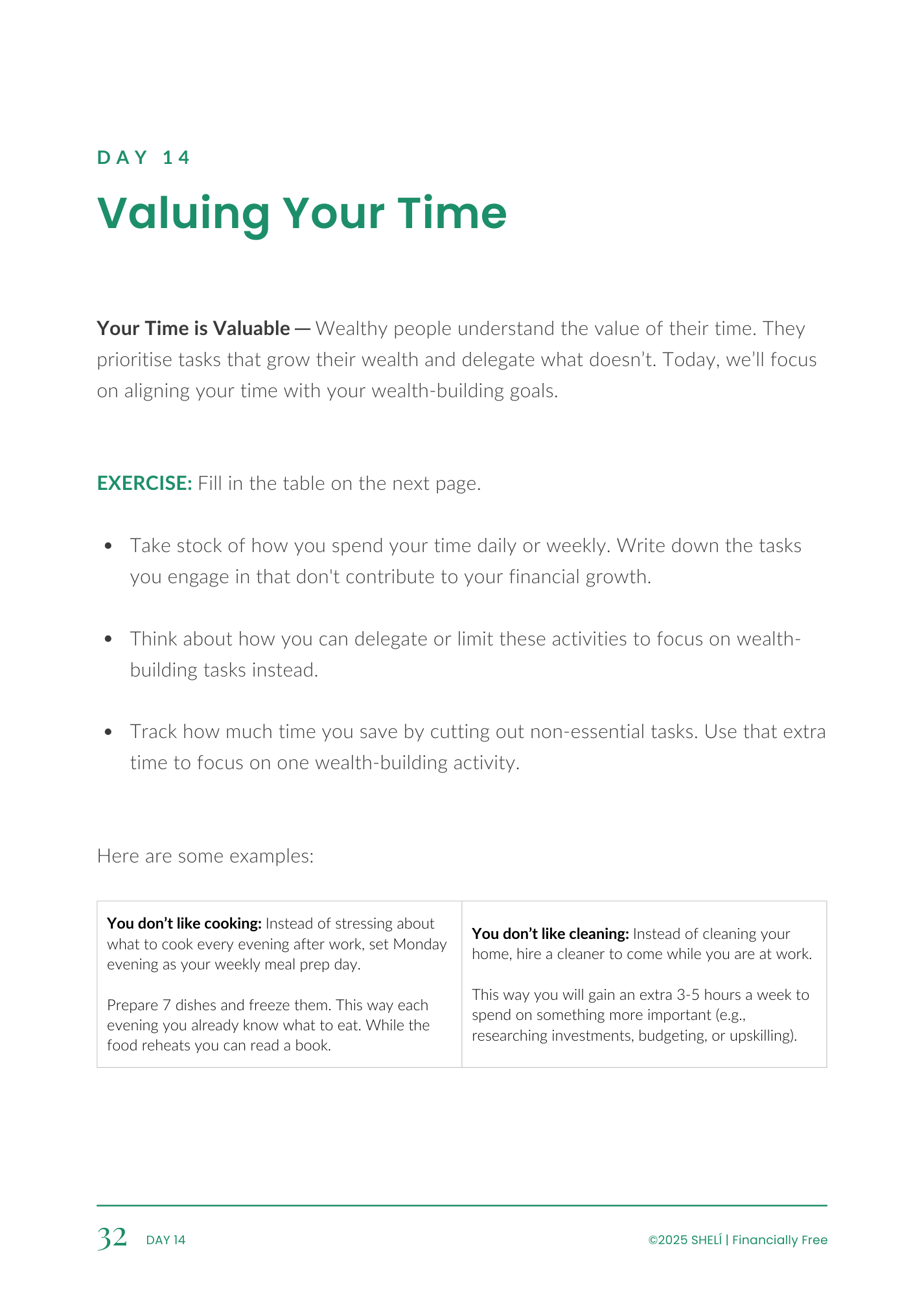 Your Wealth Era Guided Journal by SHELÍ Financially Free