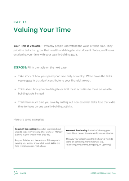 Your Wealth Era Guided Journal by SHELÍ Financially Free